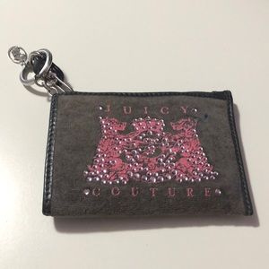 Juicy Couture key chain coin purse